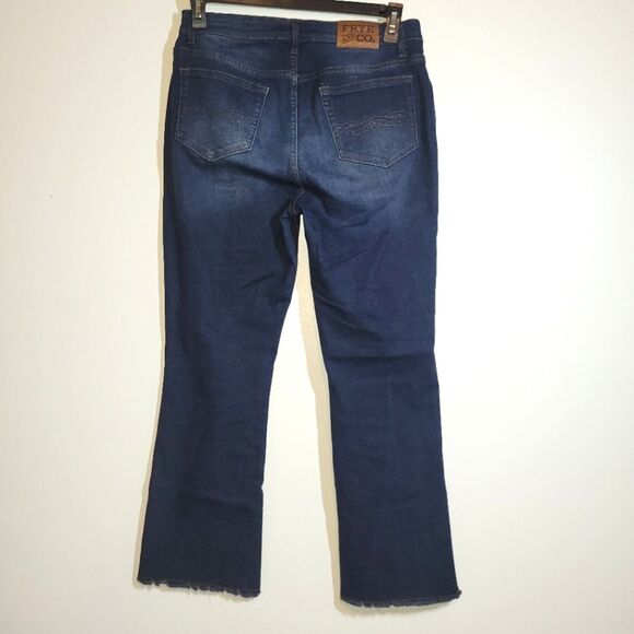 Frye High Rise Button Fly Bootcut Flare Jeans 10 - Picture 4 of 10